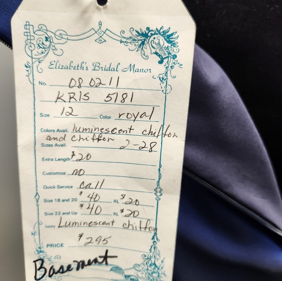 Jim Hjelm Blue Gown - Picture 6 of 12